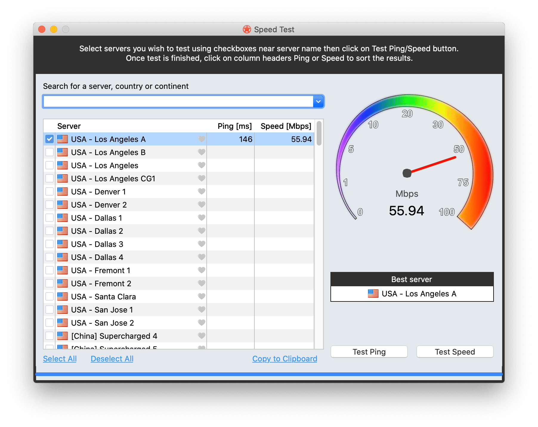Astrill’s speed test tool works wherever you are in the world Astrill’s speed test tool works wherever you are in the world