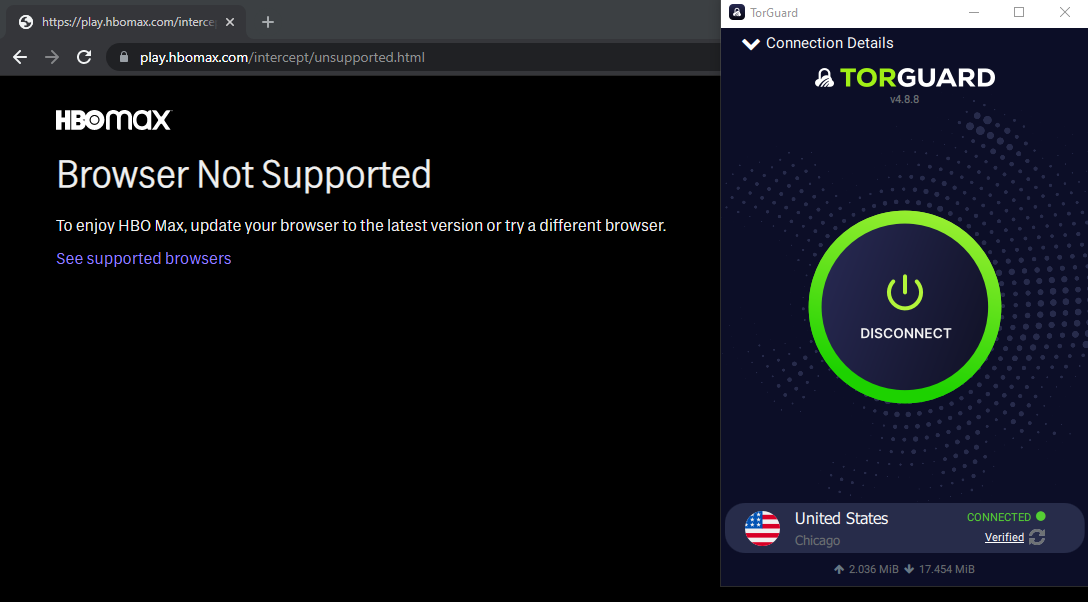 TorGuard doesn’t stream Disney+, HBO Max or Hulu