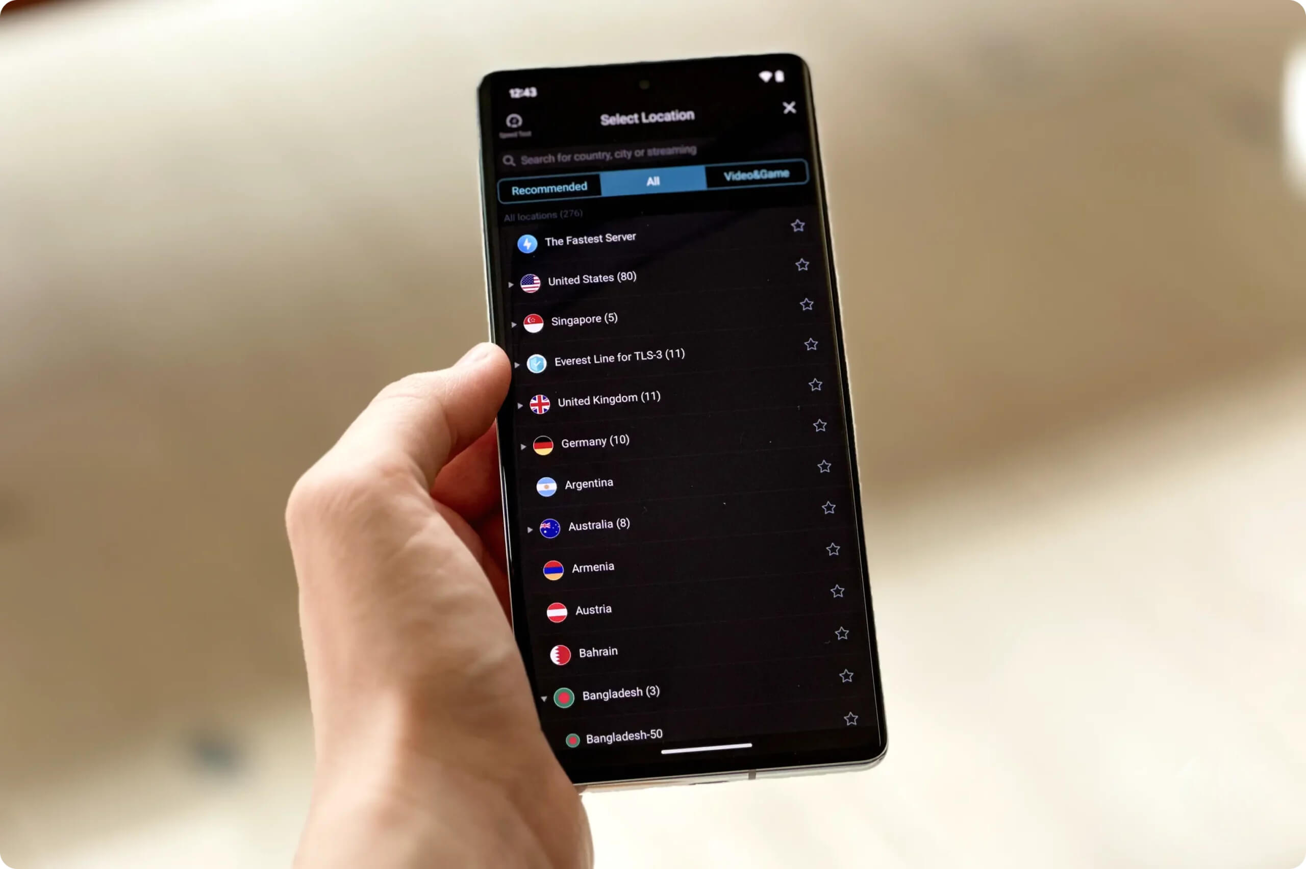 X-VPN’s server network encompasses all six inhabited continents