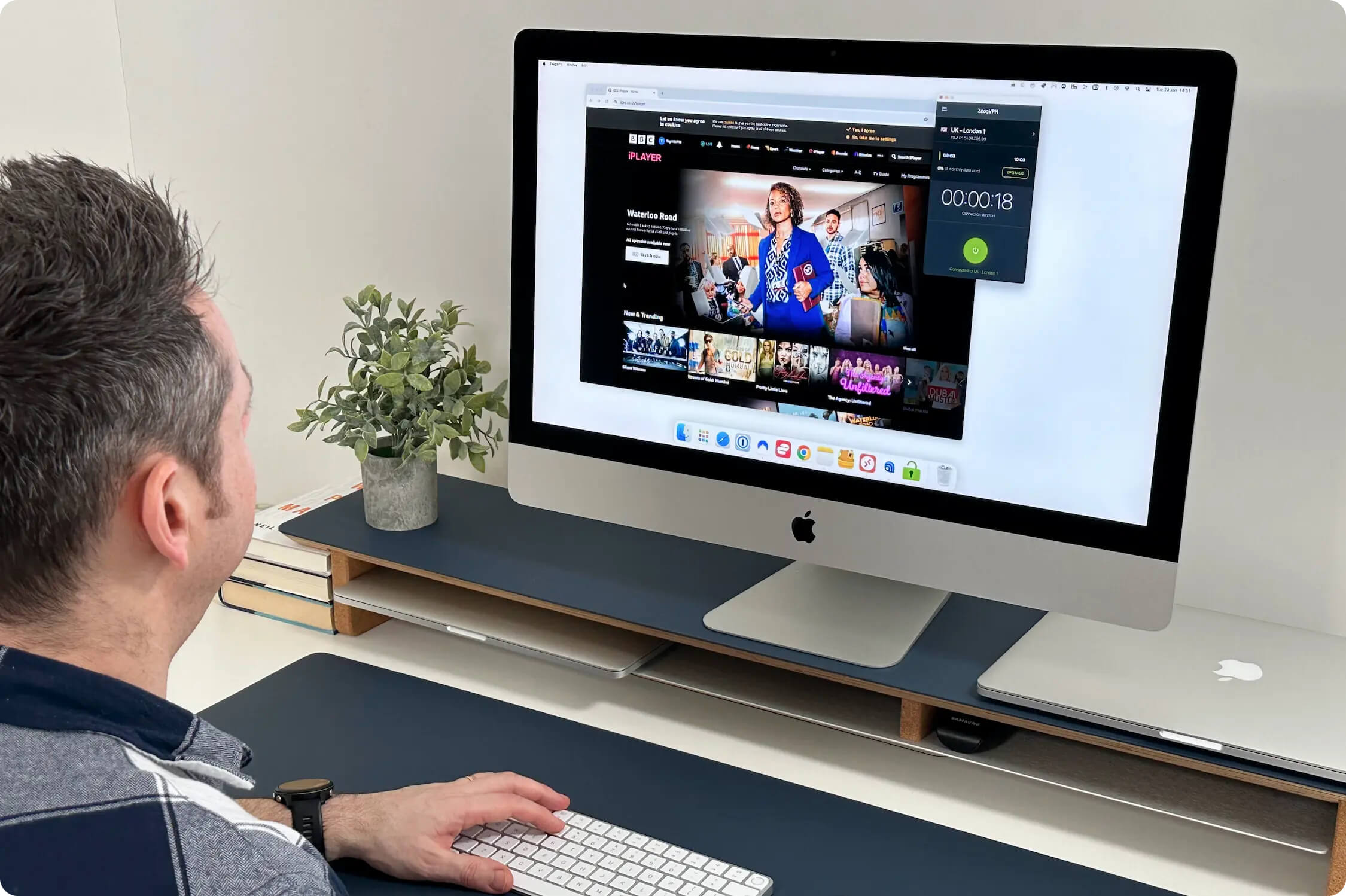 ZoogVPN bypassed geoblocks on BBC iPlayer and ITVX