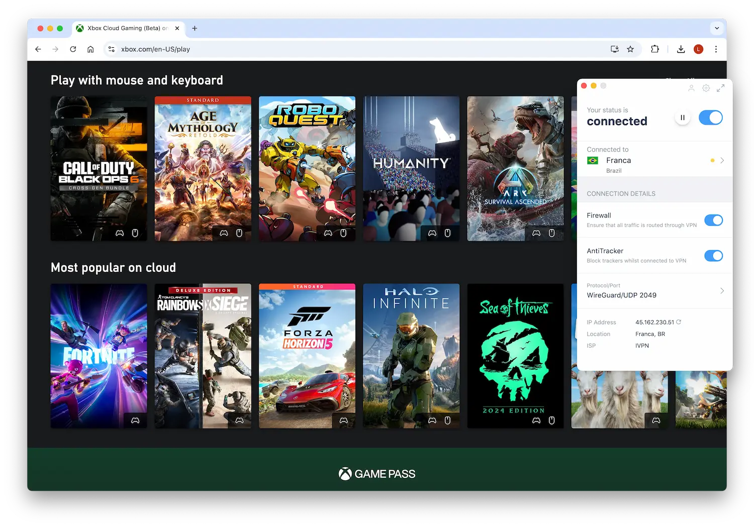 IVPN has servers in countries with easier gaming lobbies IVPN has servers in countries with easier gaming lobbies