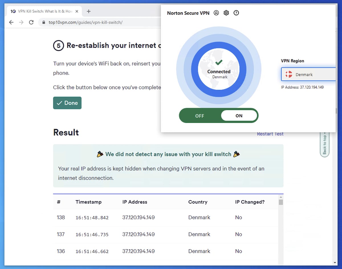 A non-functioning kill switch can expose your IP address as if you weren’t using a VPN at all