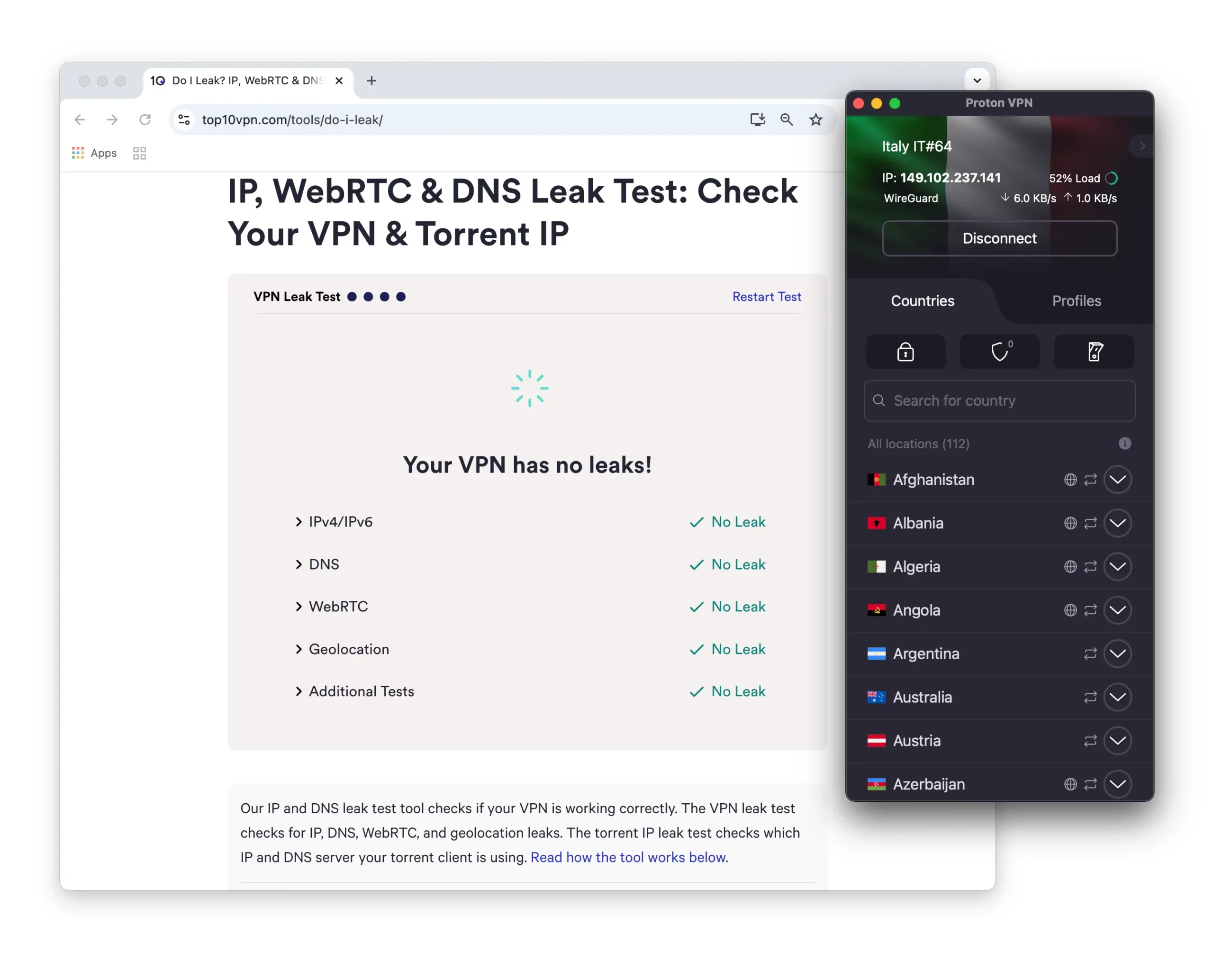 All Proton VPN apps include IPv6 and DNS leak protection All Proton VPN apps include IPv6 and DNS leak protection