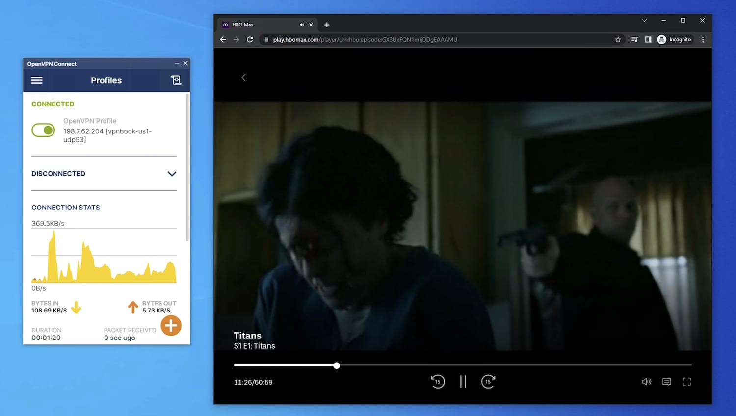 VPNBook did unblock HBOMax 