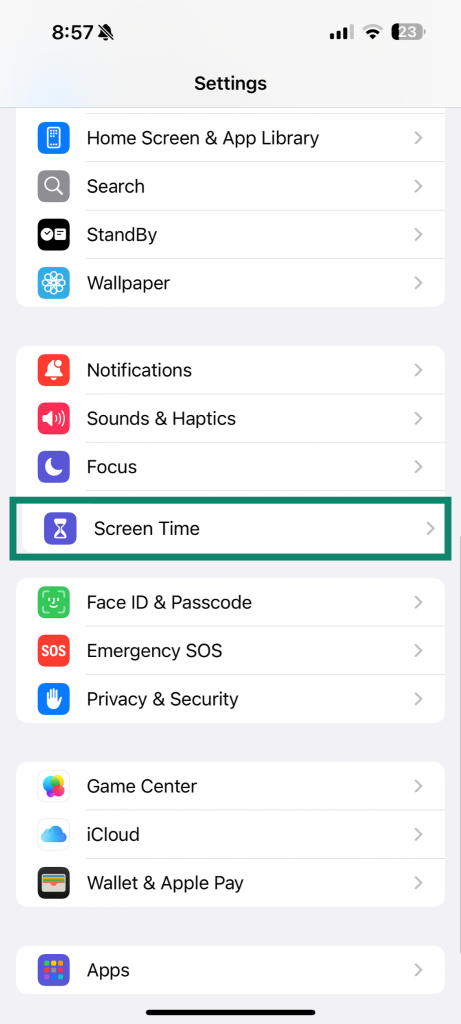 Screen Time Screen Time