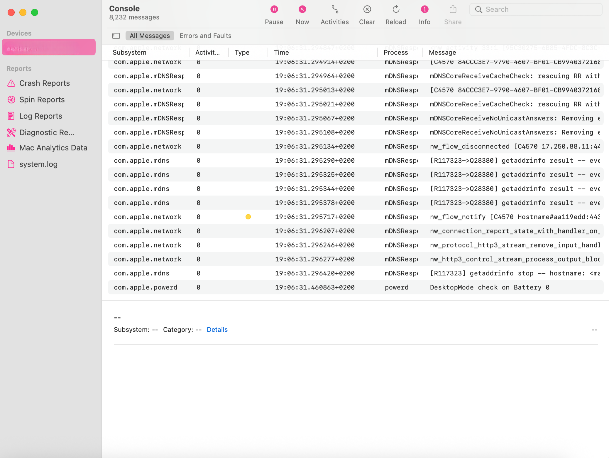 DNS query logs associated DNS query logs associated